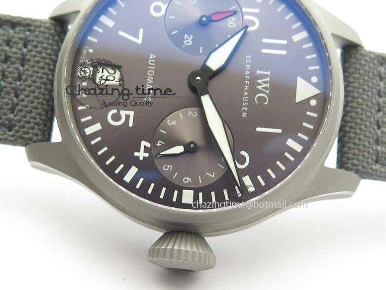 MIROTIME 0428 SunProtective Big Pilot Real PR IW500910 “Patrouille Suisse” ZF 1:1 Best Edition On Gray Nylon Strap 7278